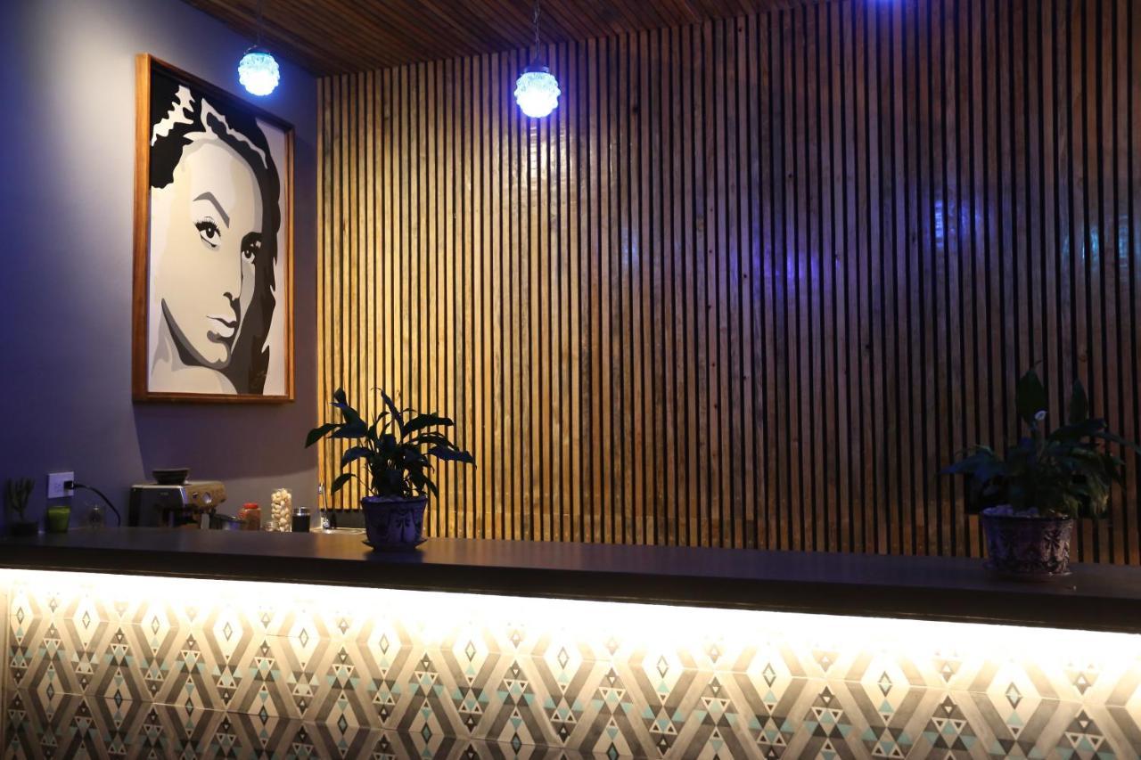 Casa Chukum Hotel Bacalar Bagian luar foto Reception desk at the hotel