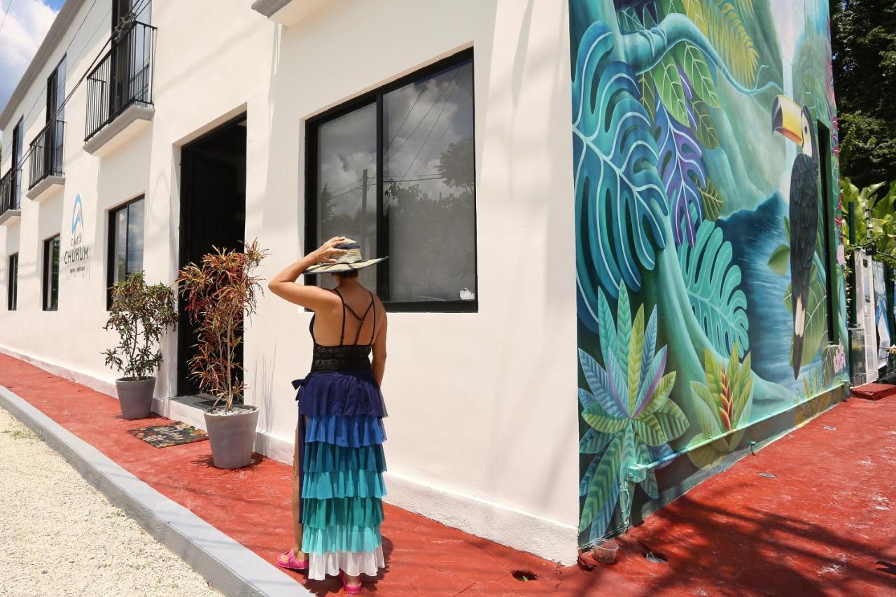 Casa Chukum Hotel Bacalar Bagian luar foto Mural in Tulum